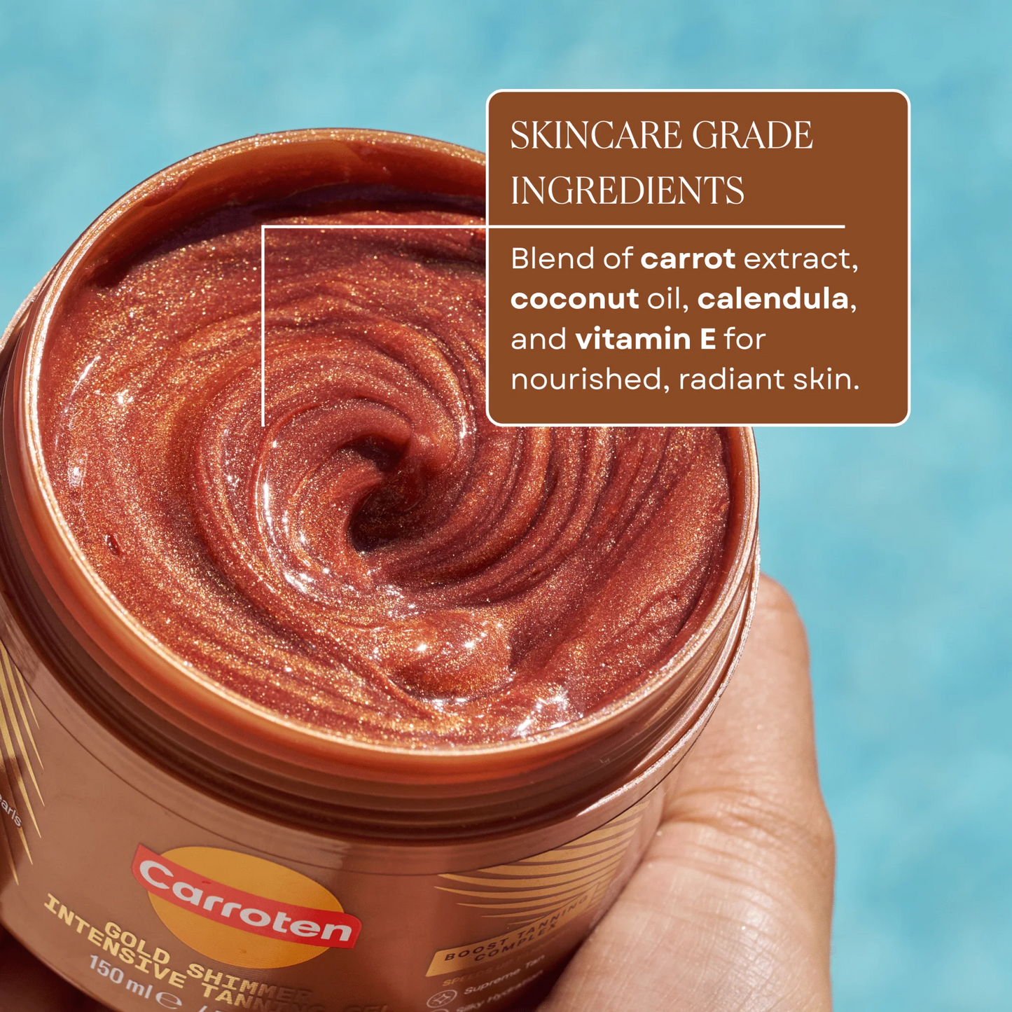 Gold Shimmer Intensive Tanning Gel